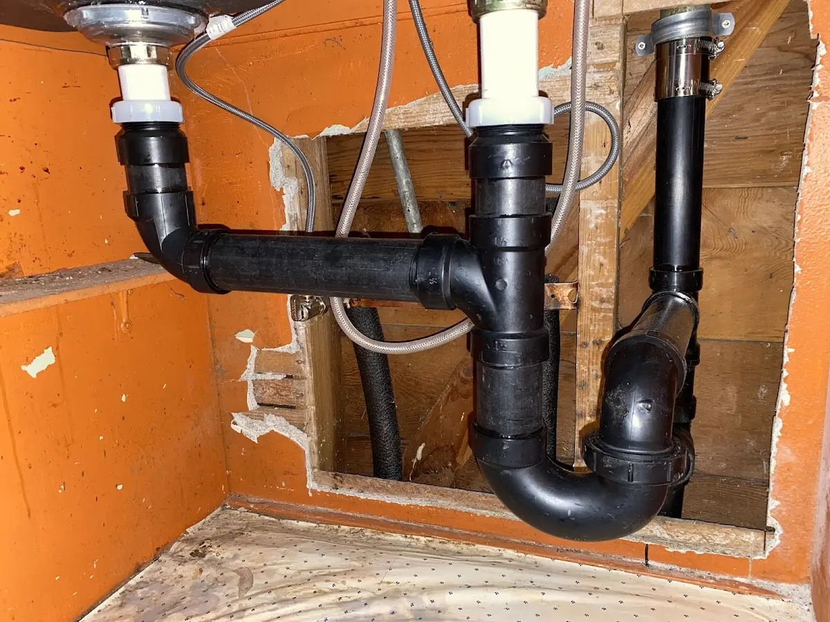 Professional Repiping Services equipment and tools on the job in Claremont
